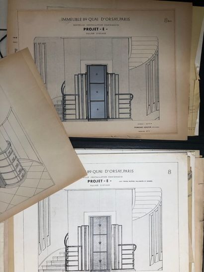 Edmond SOUSSA (1898-1989) décorateur et d'après...