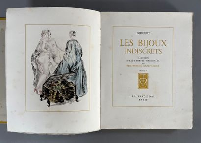 [Curiosa]. DIDEROT. 
Les bijoux Indiscrets....