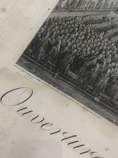 D'après J.M. MEREAU, 1er dessinateur et graveur...