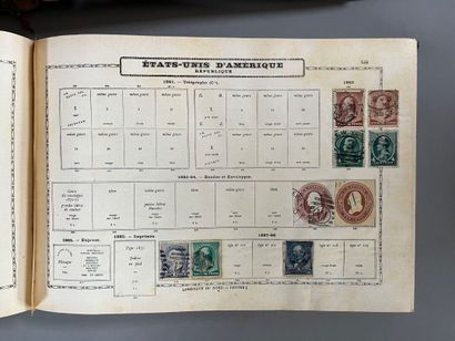 [Philately]. 4 ALBUMS of Maury world collection...