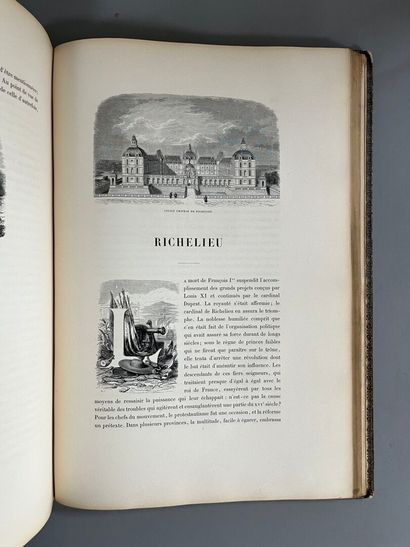 BOURASSE (L'abbé). 
La Touraine histoire...
