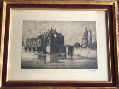 LOT de différentes gravures signées et titrées...