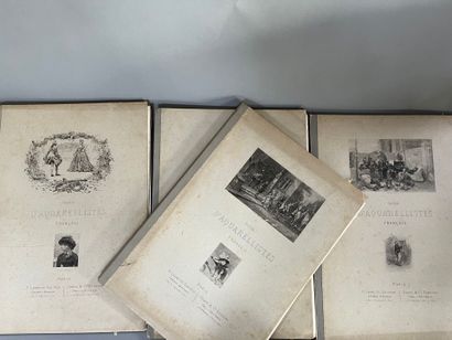 Lot comprenant :
- Collectif. Société d'aquarellistes...