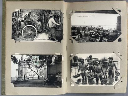 [Indochina]. [World]. ALBUM of postcards...