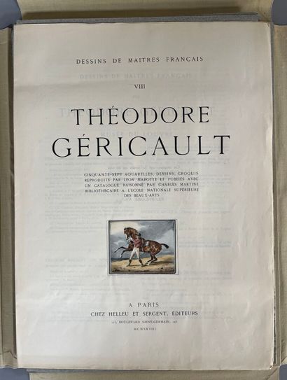 [Beaux-arts]. 57 drawings by Théodore Géricault....