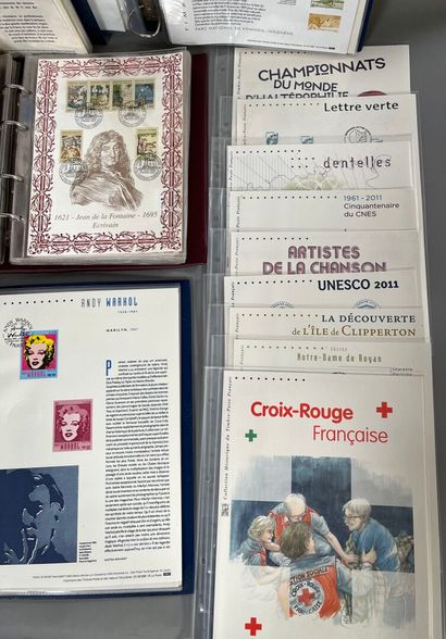 [Philately]. [France]. 3 ALBUMS of France...