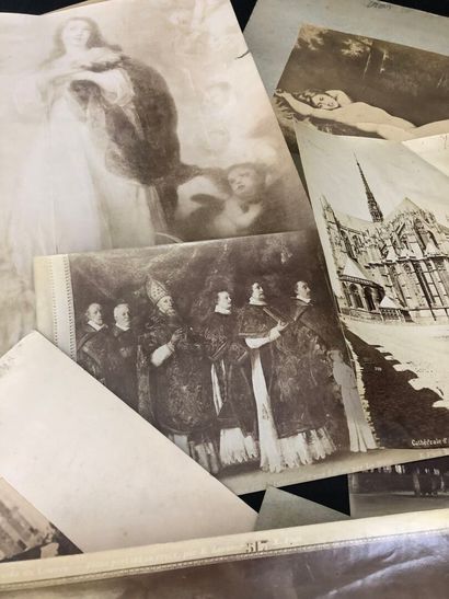 LOT of various 19th-century photographs on...