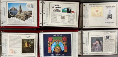 [Philately]. [France]. Set of 6 ALBUMS of...