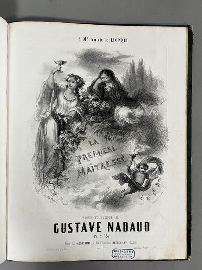 [Musique]. [Partitions]. [Chanson].
Gustave...