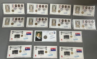 [Premier jour]. [Monnaie]. LOT de 3 albums...