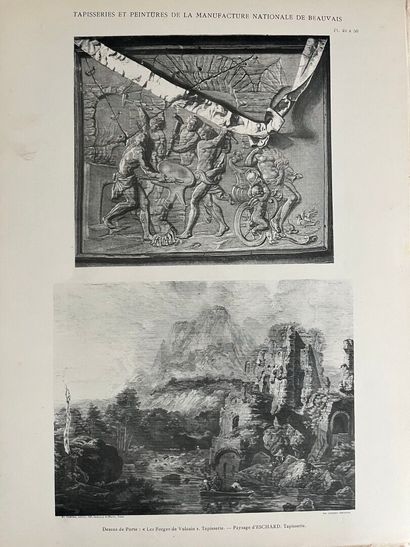 [PLANCHES D'ART DECORATIF].
LOT de quatre...