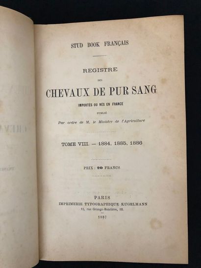 [Chevaux]. SAINT-ALBIN (A. de). Les courses...