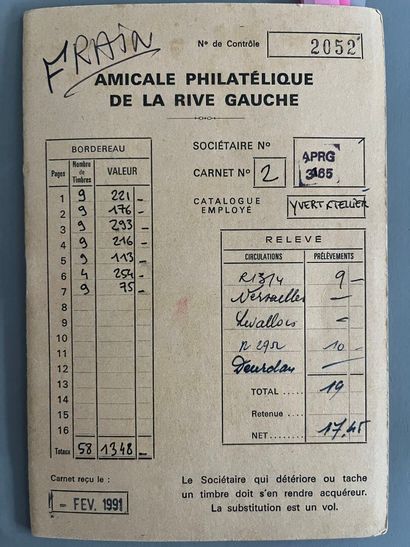[Philately]. CARNET with classic and other...