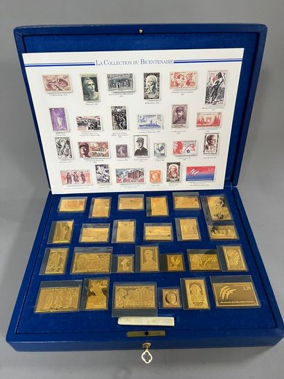 COLLECTION coffret du bicentenaire de timbres...