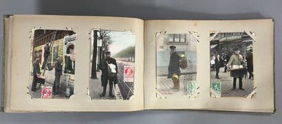 [Belgium]. ALBUM colored postcards, Belgium....