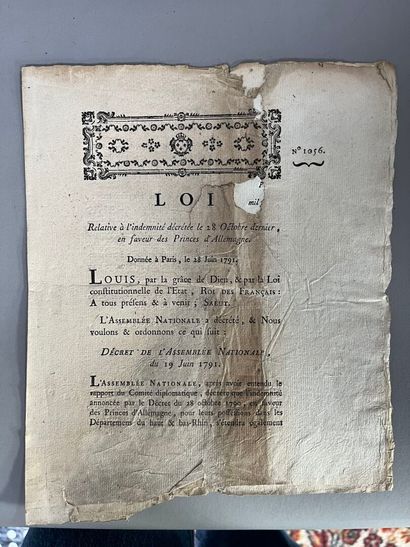 ARRETE du comité de salut public, relatif...