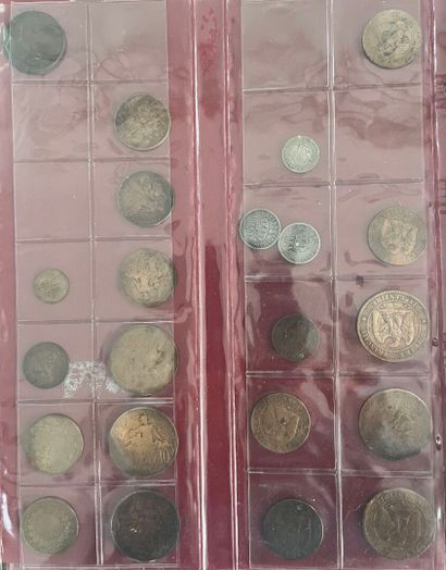 [Monnaie]. [France]. ALBUM de monnaies France.
Plusieurs...