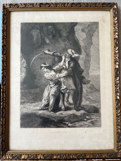 LOT de gravures XVIIIe et XIXe siècle comprenant...