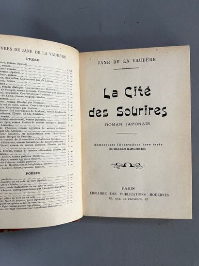 [Japon]. Lot de livres comprenant :
-LA VAUDERE...