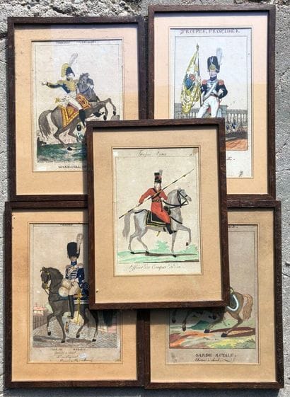 [Militaria]. Early 19th century FRENCH school....