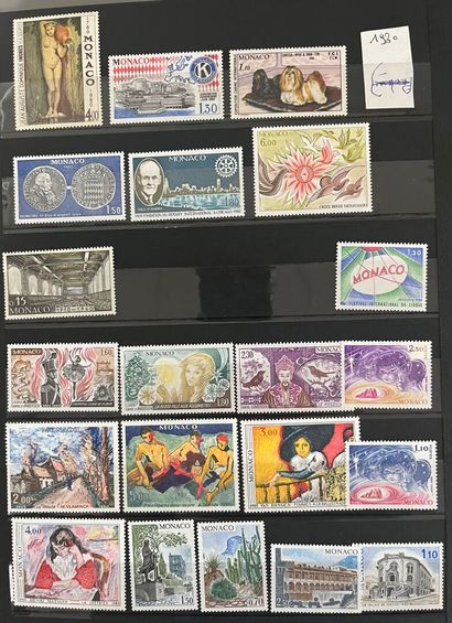 [Philately]. [Monaco]. 1 CARTON of mint and...