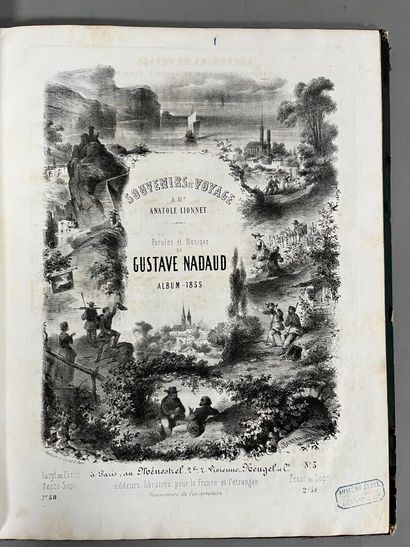 [Musique]. [Partitions]. [Chanson].
Gustave...