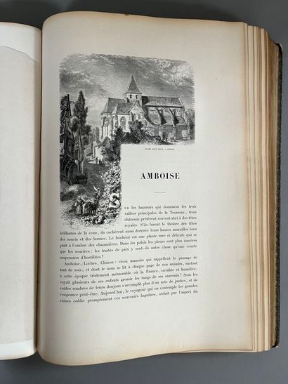 BOURASSE (L'abbé). 
La Touraine histoire...