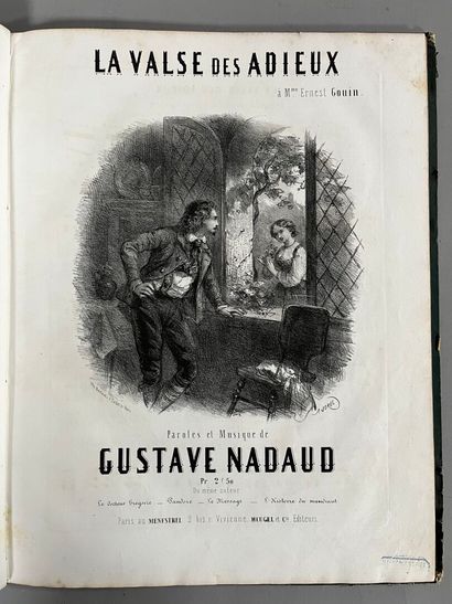 [Musique]. [Partitions]. [Chanson].
Gustave...