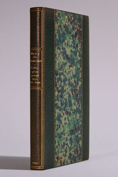 MONTHERLANT (Henry de). Notes de théâtre,...