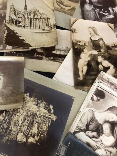 LOT of various 19th-century photographs on...