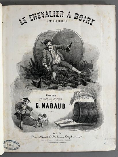 [Musique]. [Partitions]. [Chanson].
Gustave...
