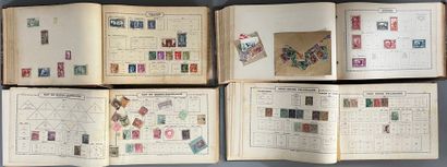 [Philately]. 4 ALBUMS of Maury world collection...
