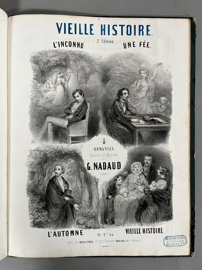 [Musique]. [Partitions]. [Chanson].
Gustave...