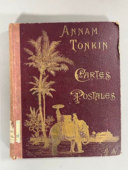 [Tonkin]. [Military]. ALBUM of postcards...
