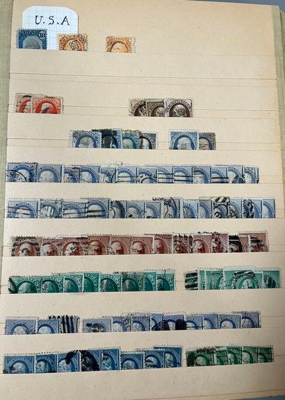 [Philately]. [World]. LOT of 5 binders/albums...