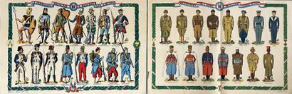 [Militaria]. LOT of two posters:
- 