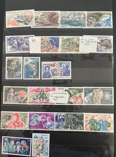 [Philately]. [Monaco]. 1 CARTON of mint and...