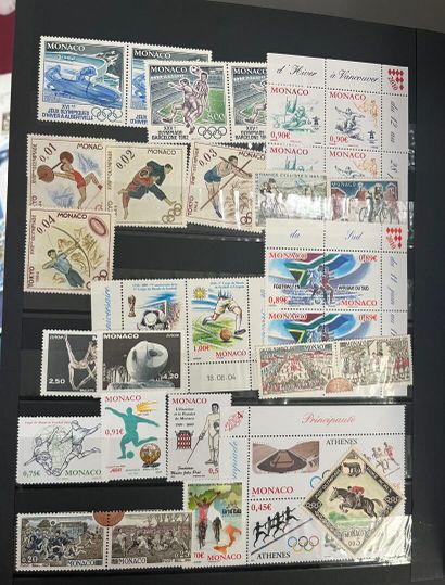 [Philately]. [Monaco]. 1 CARTON of mint and...
