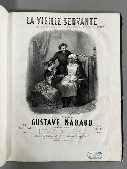 [Musique]. [Partitions]. [Chanson].
Gustave...