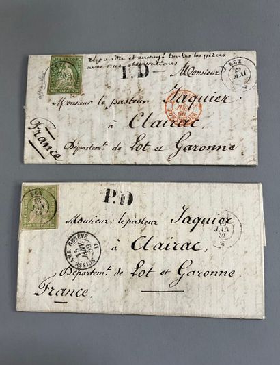 [Switzerland]. LOT of 2 complete classical...