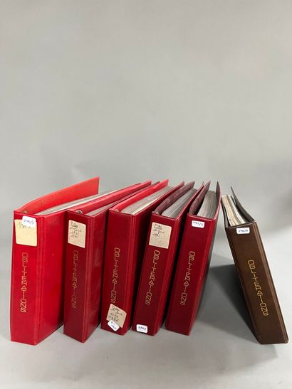 [Philately]. [France]. Set of 6 ALBUMS of...