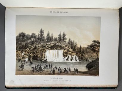 ALPHAND & DAVIOUD. Le bois de Boulogne architectural,...
