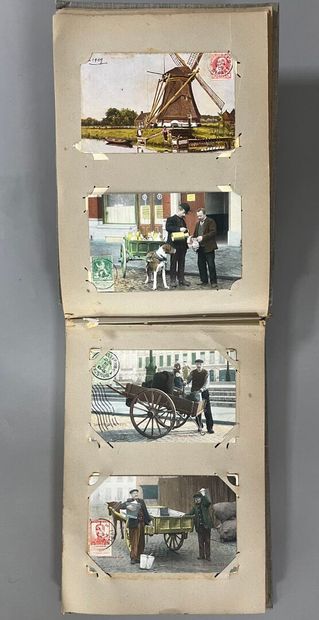 [Belgium]. ALBUM colored postcards, Belgium....