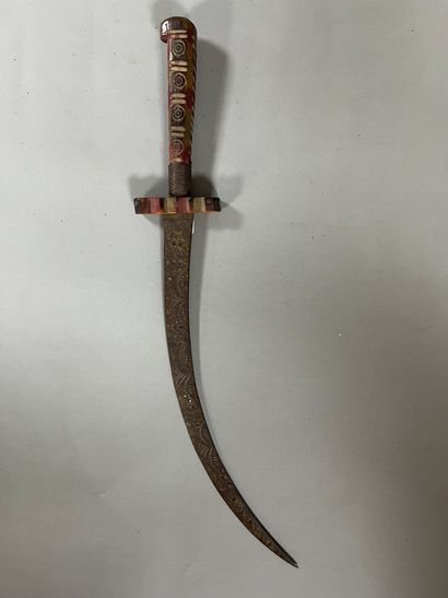 SUITE of 5 daggers.
In leather fabric.
Travel...