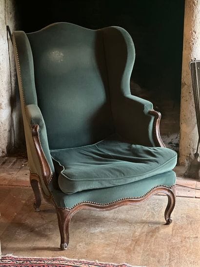 Louis XV period molded and carved natural...