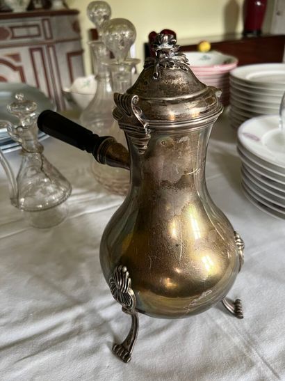 Minerve hallmarked silver coffee pot with...