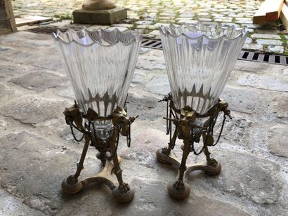 Attributed to BARBEDIENNE, late 19th century
Pair...