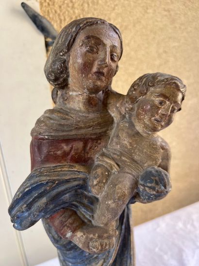 FRANCE circa 1700
Virgin and Child
High relief...