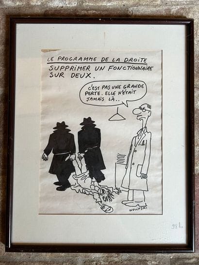 Georges WOLINSKY (1934-2015)
Original drawing,...