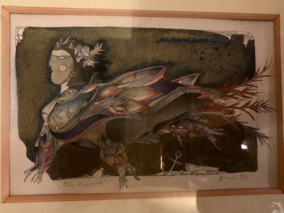 MANNETTE of paintings and framed pieces.